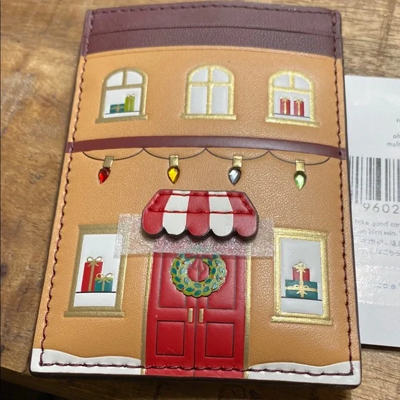 Kate Spade Oh What Fun Gingerbread House Holiday Card Holder, NWT - Picture 6 of 6